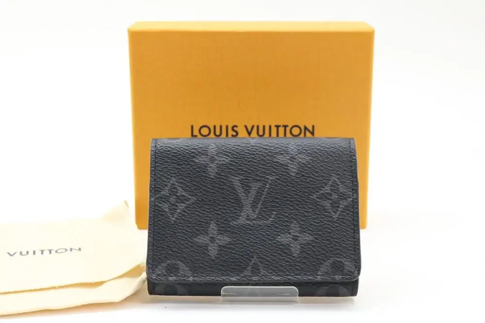 Louis Vuitton Monogram Eclipse Enveloppe Carte de Visite (Envelope Business Card